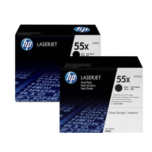 Toner HP 55X CE255XD black