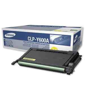 Toner Samsung CLP-Y600A żółty