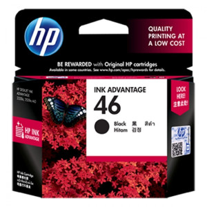 HP 46 CZ637AE / (black)
