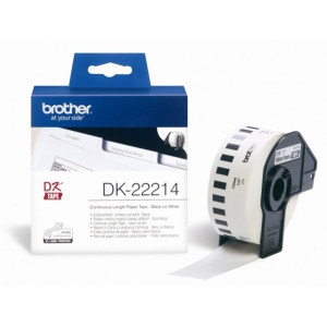 BROTHER DK-22214 / DK22214 (black on white)