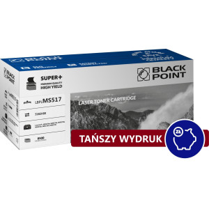 Toner zamienny Black Point dla LBPLMS517 Lexmark 51B2H00 czarny na 8500 stron