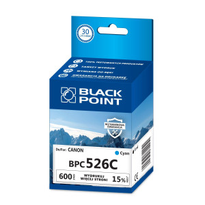 BLACK POINT BPC526C zamiennik CLI-526C (cyan)