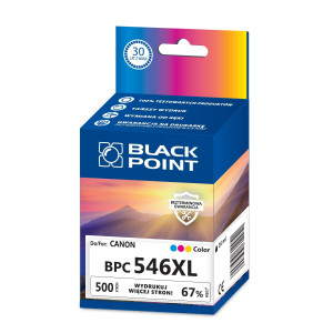 BLACK POINT BPC546XL zamiennik CL-546XL (cyan, magenta, yellow)