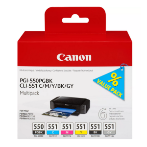 Canon PGI-550/CLI-551 6pak...