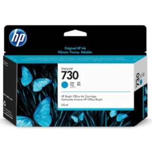 HP 730 130ml (P2V62A) cyan