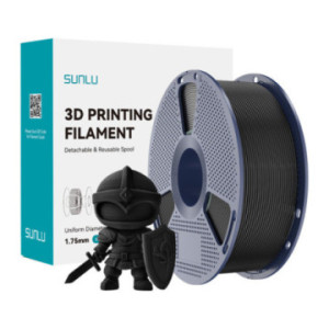 Filament Sunlu PLA+ black,...