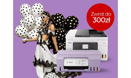 Kup wybraną drukarkę Canon i odbierz do 300 zł
